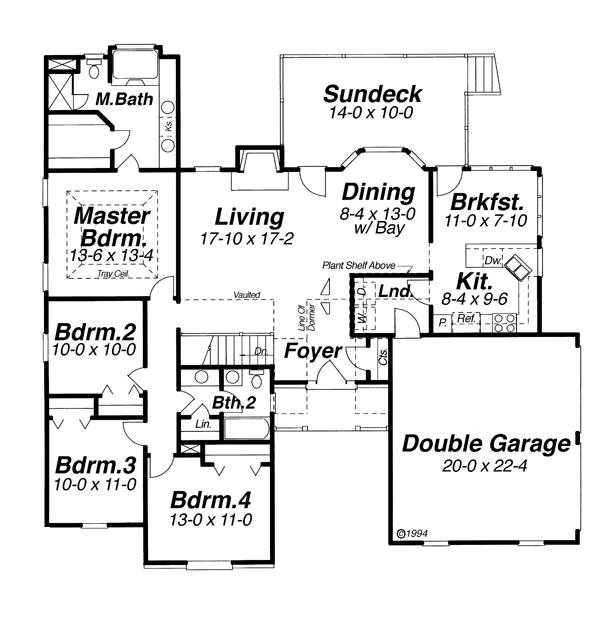 First Floor image of DONOVAN House Plan